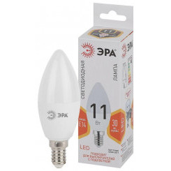 Лампа светодиодная B35-11W-827-E14 свеча 880лм Эра Б0032980 Лампа светодиодная B35-11W-827-E14 свеча 880лм Эра Б0032980