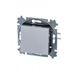 Выключатель 1-кл. СП Levit IP20 серебр./дым. черн. ABB 2CHH590145A6070 Выключатель 1-кл. СП Levit IP20 серебр./дым. черн. ABB 2CHH590145A6070