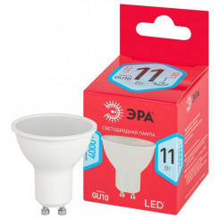 Лампа светодиодная RED LINE LED MR16-11W-840-GU10 R 11Вт MR16 софит 4000К нейтр. бел. GU10 Эра Б0050693 Лампа светодиодная RED LINE LED MR16-11W-840-GU10 R 11Вт MR16 софит 4000К нейтр. бел. GU10 Эра Б0050693