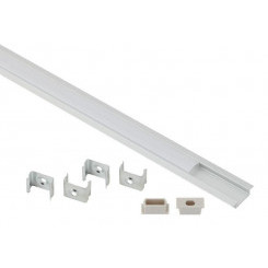 Комплект с врезным анодир. профилем с фланцем CAB251 21х6мм 2м 2206 Эра Б0039464 Комплект с врезным анодир. профилем с фланцем CAB251 21х6мм 2м 2206 Эра Б0039464