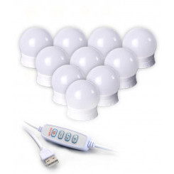 Комплект светодиодных светильников ML-L10 подсветка для зеркала диммер JazzWay 5035614 Комплект светодиодных светильников ML-L10 подсветка для зеркала диммер JazzWay 5035614