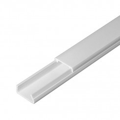 Кабель-канал 20х10 L2000 с двойным замком бел. Промрукав PR.0325203 Кабель-канал 20х10 L2000 с двойным замком бел. Промрукав PR.0325203