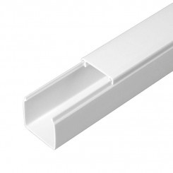 Кабель-канал 25х25 L2000 с двойным замком бел. Промрукав PR.0625251 Кабель-канал 25х25 L2000 с двойным замком бел. Промрукав PR.0625251