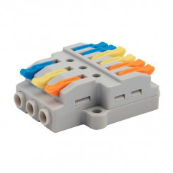 Клемма строительно-монтажная СМК проходная разветвительная 3х2 3п с монтажной площадкой 1 ввод 2 вывода на полюс (уп.5шт) Rexant 07-5233-05 Клемма строительно-монтажная СМК проходная разветвительная 3х2 3п с монтажной площадкой 1 ввод 2 вывода на полюс (уп.5шт) Rexant 07-5233-05