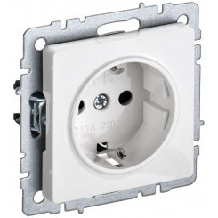 Розетка Btrite РС14-1-0-БрБ 16А с заземл. бел. IEK BR-R14-16-K01-PRO Розетка Btrite РС14-1-0-БрБ 16А с заземл. бел. IEK BR-R14-16-K01-PRO