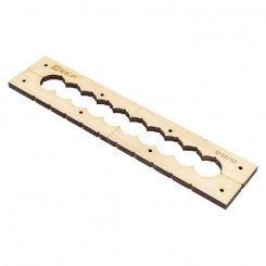 Шаблон для групповых отверстий c 10 отв. диам. 32мм Expert EKF sh-d32-10