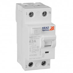 Выключатель дифференциального тока (УЗО) 2п 63А 100мА тип AC 4.5кА OptiDin DM63-2363 УХЛ4 КЭАЗ 343896 Выключатель дифференциального тока (УЗО) 2п 63А 100мА тип AC 4.5кА OptiDin DM63-2363 УХЛ4 КЭАЗ 343896
