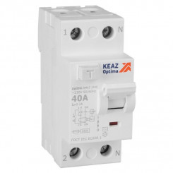 Выключатель дифференциального тока (УЗО) 2п 40А 300мА тип AC 4.5кА OptiDin DM63-2440 УХЛ4 КЭАЗ 343901 Выключатель дифференциального тока (УЗО) 2п 40А 300мА тип AC 4.5кА OptiDin DM63-2440 УХЛ4 КЭАЗ 343901