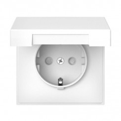 Розетка ArtGallery 16А IP20 с заземл. защ. шторки с крышкой механизм лотос SE GAL001346 Розетка ArtGallery 16А IP20 с заземл. защ. шторки с крышкой механизм лотос SE GAL001346