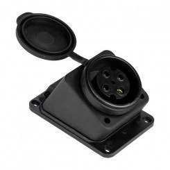 Розетка настенная 32А IP44 380В 3P+PE наклон. с защ. крышкой каучук Basic EKF RPS-023-32-380-44 Розетка настенная 32А IP44 380В 3P+PE наклон. с защ. крышкой каучук Basic EKF RPS-023-32-380-44