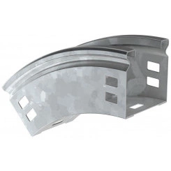 Угол для лотка плавный 45град. 150х50 В20 ESCA HDZ IEK CPV41-0-45-050-150-HDZ Угол для лотка плавный 45град. 150х50 В20 ESCA HDZ IEK CPV41-0-45-050-150-HDZ