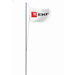 Мачта молниеприемная секционная активная стальная c флагом ММСАС-Ф-14 L=14м EKF PROxima