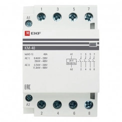 Контактор модульный КМ 40А 4NО (3 мод.) 24В АС PROxima EKF km-3-40-40-24v