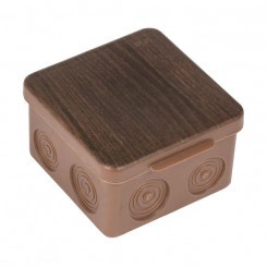 Коробка распаячная КМР-030-034 пылевлагозащ. 100х100х55 без мембранных вводов темн. дерево EKF plc-kmr-030-034-t Коробка распаячная КМР-030-034 пылевлагозащ. 100х100х55 без мембранных вводов темн. дерево EKF plc-kmr-030-034-t