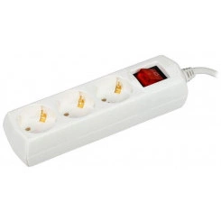 Удлинитель 3х7м с заземл. 10А IP20 У03В 2P+PE 250В 3х1 GENERICA IEK WYP10-10-03-07-ZK-G