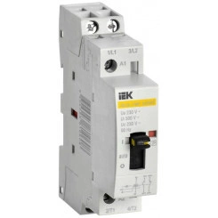 Контактор модульный КМ20-11МР AC с ручным управ. KARAT IEK MKK12-20-11 Контактор модульный КМ20-11МР AC с ручным управ. KARAT IEK MKK12-20-11