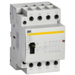 Контактор модульный КМ63-40МР AC с ручным управ. KARAT IEK MKK22-63-40 Контактор модульный КМ63-40МР AC с ручным управ. KARAT IEK MKK22-63-40