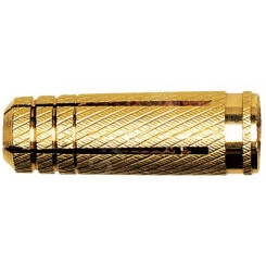 Анкер латунный MS 16х43 для винтов с метрической  резьбой