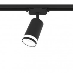 Светильник трековый ARTLINE поворотный 55х55х100мм GU10 230В алюм./пластик. 4кв.м черн. Ritter 59880 4