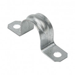 Скоба крепежная двухлапковая d21-22мм метал. EKF sm-2-21-22 Скоба крепежная двухлапковая d21-22мм метал. EKF sm-2-21-22