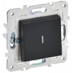 Выключатель проходной 1-кл. SKANDY 10А SK-V08Bl с индикацией черн. IEK SK-V12-1-10-K02 Выключатель проходной 1-кл. SKANDY 10А SK-V08Bl с индикацией черн. IEK SK-V12-1-10-K02