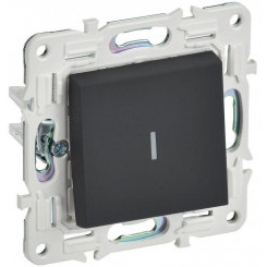 Выключатель проходной 1-кл. SKANDY 10А SK-V08G с индикацией графит IEK SK-V12-1-10-K53 Выключатель проходной 1-кл. SKANDY 10А SK-V08G с индикацией графит IEK SK-V12-1-10-K53