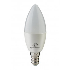 Лампа светодиодная RS C37 E14 8W 220-240V 2700К 8Вт 800лм Ra 90 свеча Русский Свет 15010545058 Лампа светодиодная RS C37 E14 8W 220-240V 2700К 8Вт 800лм Ra 90 свеча Русский Свет 15010545058