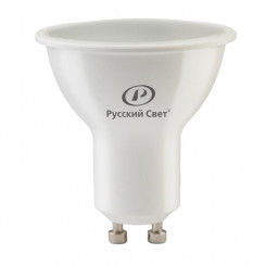 Лампа светодиодная RS GU10 7W 220-240V 4000К 7Вт 560лм Ra 90 рефлектор Русский Свет 15011345076 Лампа светодиодная RS GU10 7W 220-240V 4000К 7Вт 560лм Ra 90 рефлектор Русский Свет 15011345076