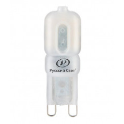 Лампа светодиодная RS C G9 2W 220-240V 2700К 2Вт 200лм Ra 90 capsule Русский Свет 15010845084 Лампа светодиодная RS C G9 2W 220-240V 2700К 2Вт 200лм Ra 90 capsule Русский Свет 15010845084