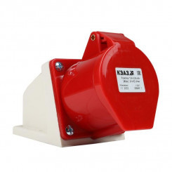 Розетка 124 32А 380В AC 3P+PE 6ч для монтажа на поверхность IP44 КЭАЗ 222756 Розетка 124 32А 380В AC 3P+PE 6ч для монтажа на поверхность IP44 КЭАЗ 222756