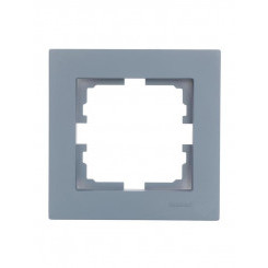 Рамка 1-местн. горизонт. VESNA графит (20шт/240шт) LEZARD 742-3400-146