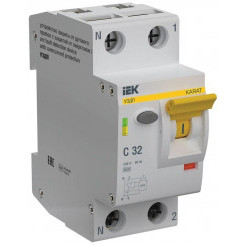 Устройство защиты от дугового пробоя (УЗДП) 1P+N C 32A KARAT IEK KA-DP11-1-032-C Устройство защиты от дугового пробоя (УЗДП) 1P+N C 32A KARAT IEK KA-DP11-1-032-C