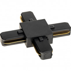 Коннектор трековый для соединения шинопровода Х-образн. жесткий ARTLINE пластик/медь черн. Ritter 59750 0