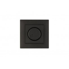 Розетка 1-м Karea RIZZ STAR без заземл. дым. металлик Makel 88050022