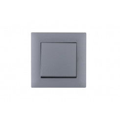 Выключатель 1-клав. Karea RIZZ STAR сер. Makel 88065001