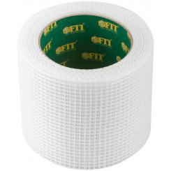 Лента стеклотканевая клейкая 100ммх20м FIT 11446