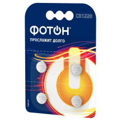 Элемент питания ФОТОН CR1220 BP4 Элемент питания ФОТОН CR1220 BP4