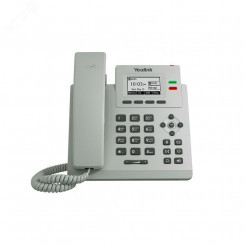 Телефон IP начального уровня с 2-мя линиями, поддержка PoE, цвет светло-серый Телефон IP начального уровня с 2-мя линиями, поддержка PoE, цвет светло-серый