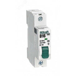Автоматический выключатель 1Р 16А D 6кА ВА-103 NEW