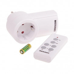 Розетка радиоуправляемая с пультом RX-001 (один пульт одна розетка) Rexant 10-6020 Розетка радиоуправляемая с пультом RX-001 (один пульт одна розетка) Rexant 10-6020