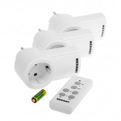 Розетка радиоуправляемая с пультом RX-003 (один пульт три розетки) Rexant 10-6030 Розетка радиоуправляемая с пультом RX-003 (один пульт три розетки) Rexant 10-6030