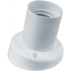 Патрон электрический 14 016 NLH-PL-W1-E27 пласт. настенный наклонный Navigator 14016 Патрон электрический 14 016 NLH-PL-W1-E27 пласт. настенный наклонный Navigator 14016