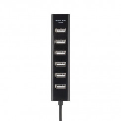 Разветвитель USB на 7 портов черн. Rexant 18-4107
