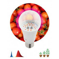 Лампа светодиодная FITO-10W-RB-E27 10Вт E27 для растений красн./син. спектр Эра Б0050600