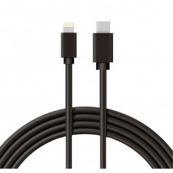 Кабель Type-C-Lightning 3A/1m/PVC/black Rexant 18-1827