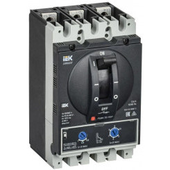Выключатель автоматический в литом корпусе 3п D 35кА 160А расцепитель термомагнитный регулируемый ARMAT IEK AR-MCCB-3D-035-0160A-ATUC