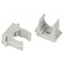 Держатель для труб (клипса) d20мм CLIP-20-G-MP прямой монтаж сер. (уп.100шт) Эра Б0062104