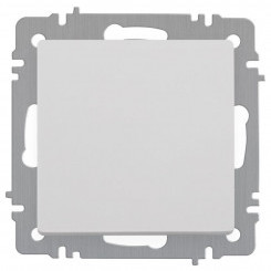 Выключатель 1-кл. СП Accent 6-101-01 10А IP20 250В AL/CU бел. Intro Б0063469