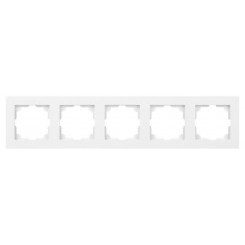 Рамка 5-м СП Accent 6-505-01 бел. Intro Б0063775