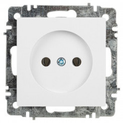 Розетка 1-м СП Accent 6-201-01 16А IP20 250В 2Р AL/CU бел. Intro Б0063653